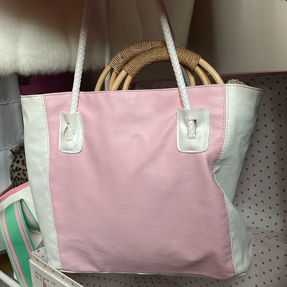 Pink purse ❤︎ school bag, tote bag, beach bag, laptop bag